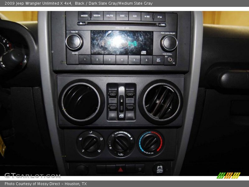 Black / Dark Slate Gray/Medium Slate Gray 2009 Jeep Wrangler Unlimited X 4x4