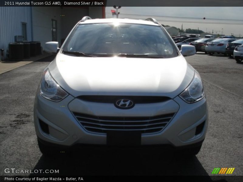 Diamond Silver / Black 2011 Hyundai Tucson GLS AWD