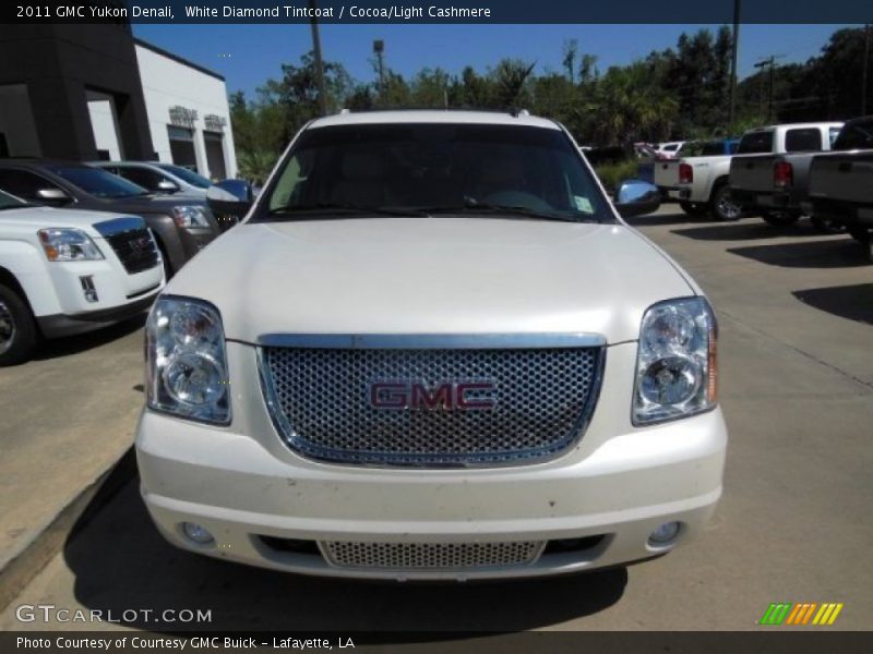 White Diamond Tintcoat / Cocoa/Light Cashmere 2011 GMC Yukon Denali