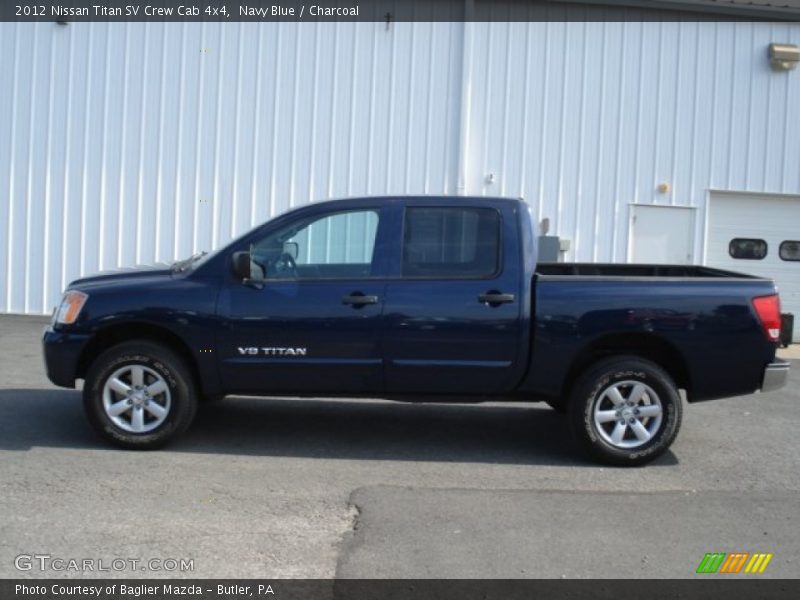 Navy Blue / Charcoal 2012 Nissan Titan SV Crew Cab 4x4