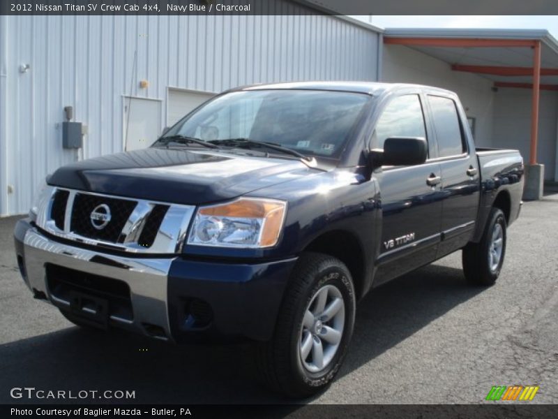 Navy Blue / Charcoal 2012 Nissan Titan SV Crew Cab 4x4
