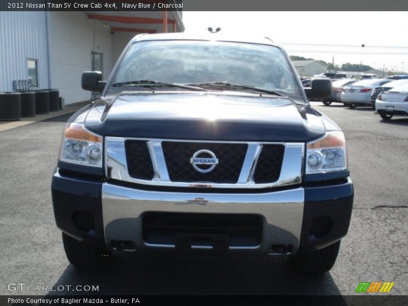 Navy Blue / Charcoal 2012 Nissan Titan SV Crew Cab 4x4