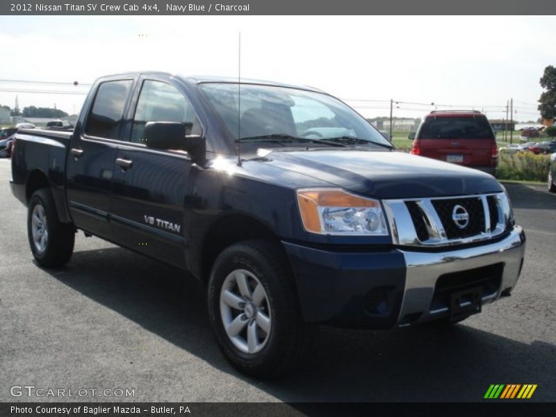 Navy Blue / Charcoal 2012 Nissan Titan SV Crew Cab 4x4
