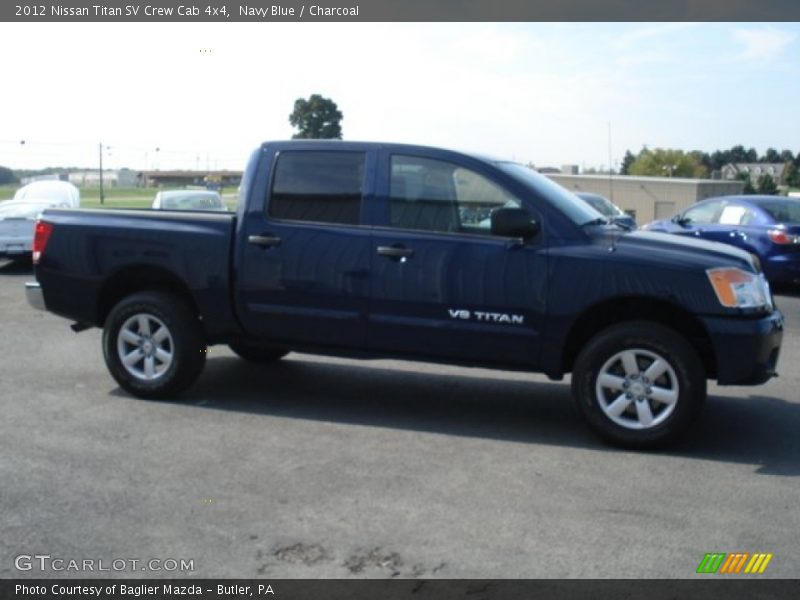 Navy Blue / Charcoal 2012 Nissan Titan SV Crew Cab 4x4