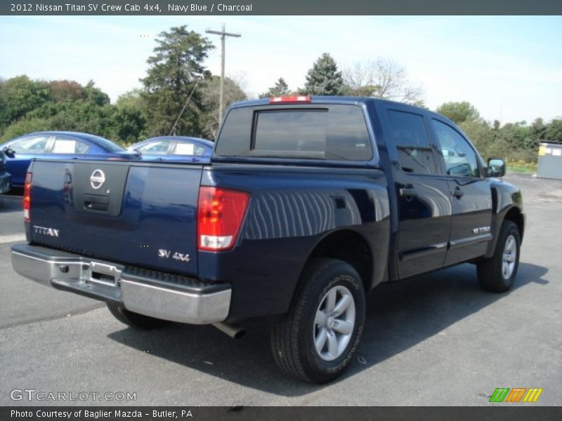 Navy Blue / Charcoal 2012 Nissan Titan SV Crew Cab 4x4