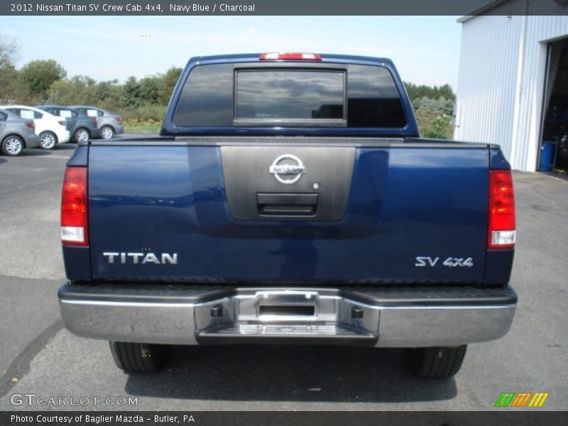 Navy Blue / Charcoal 2012 Nissan Titan SV Crew Cab 4x4