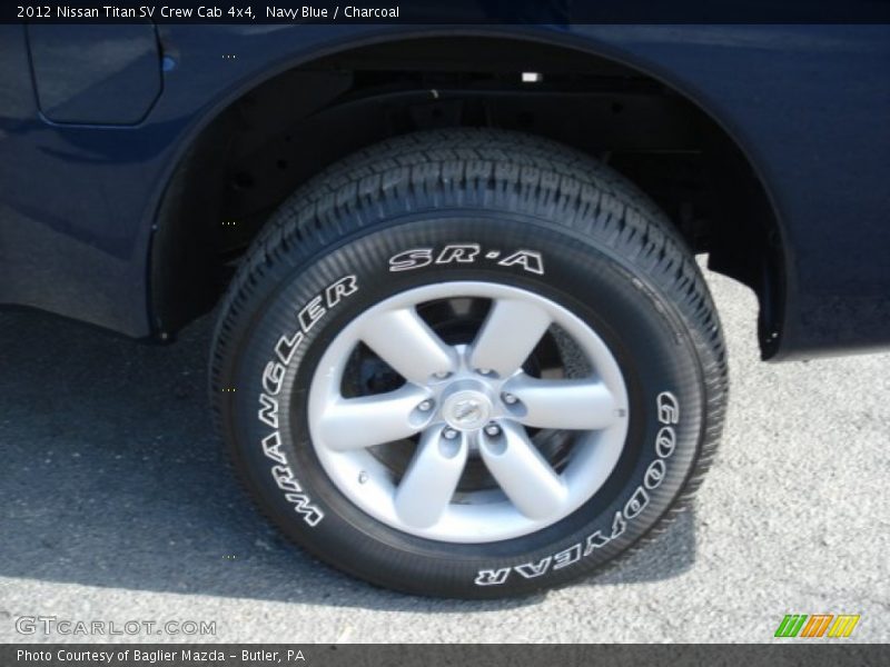 Navy Blue / Charcoal 2012 Nissan Titan SV Crew Cab 4x4