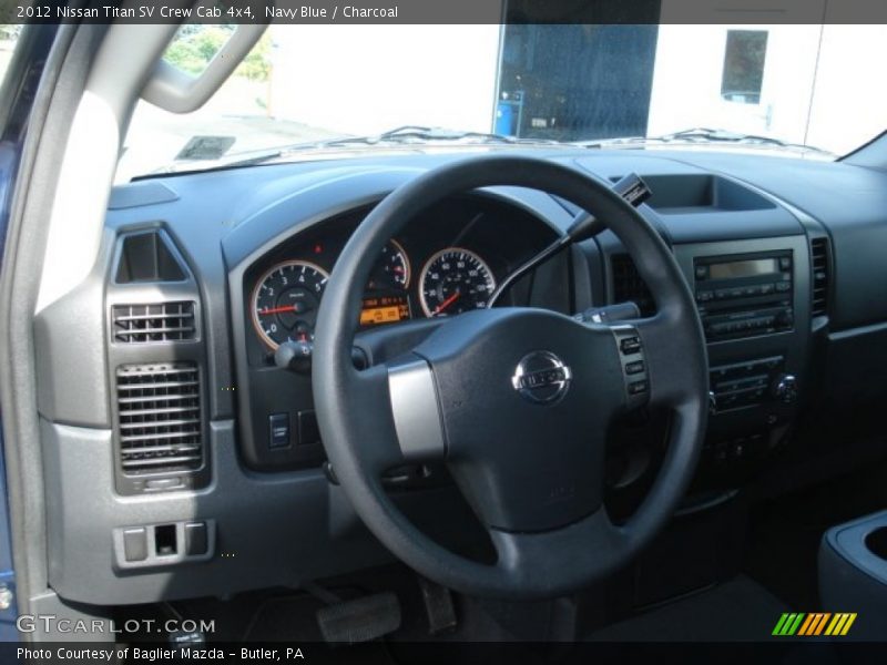 Navy Blue / Charcoal 2012 Nissan Titan SV Crew Cab 4x4