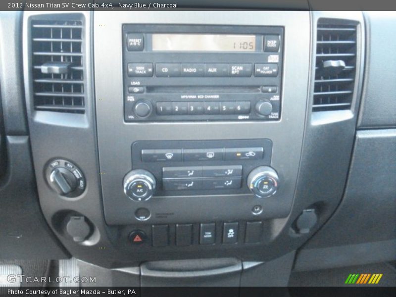 Navy Blue / Charcoal 2012 Nissan Titan SV Crew Cab 4x4