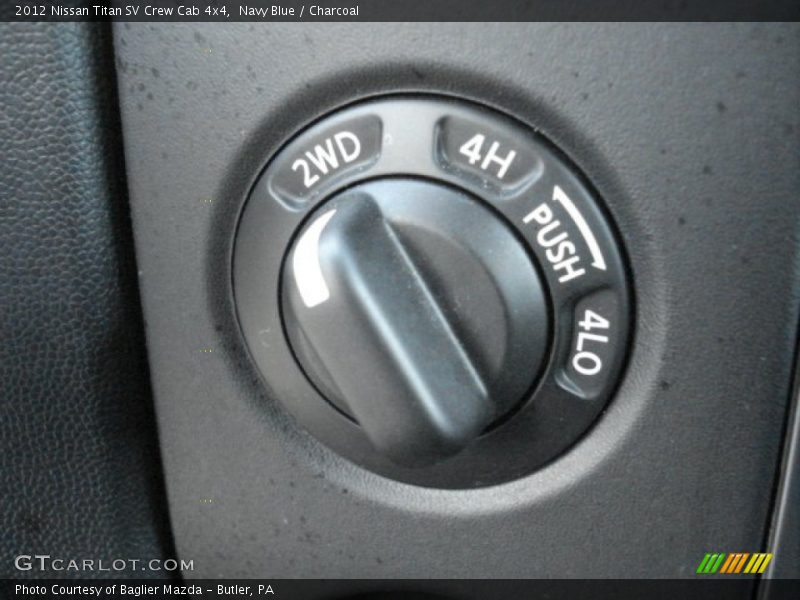 Navy Blue / Charcoal 2012 Nissan Titan SV Crew Cab 4x4