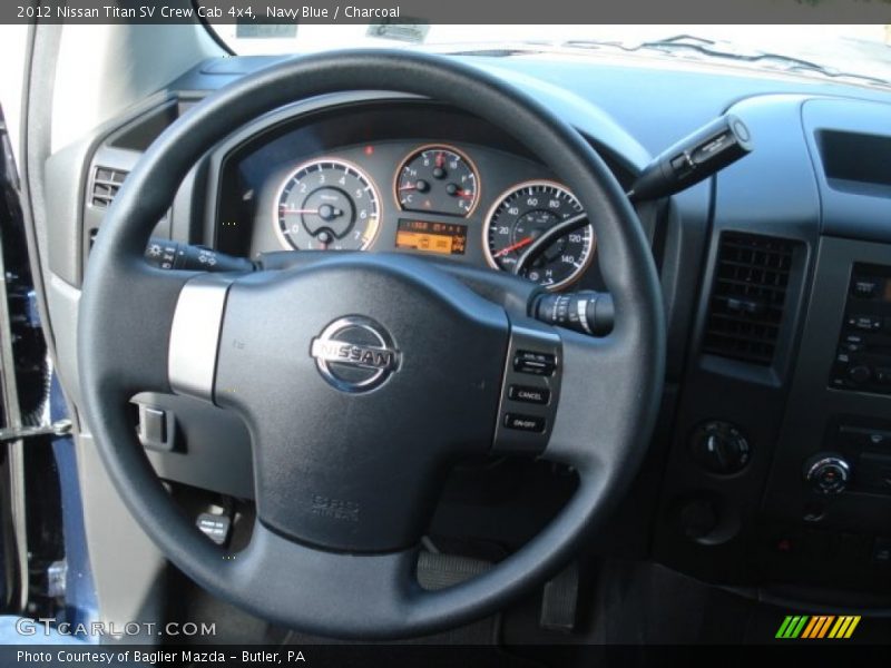 Navy Blue / Charcoal 2012 Nissan Titan SV Crew Cab 4x4