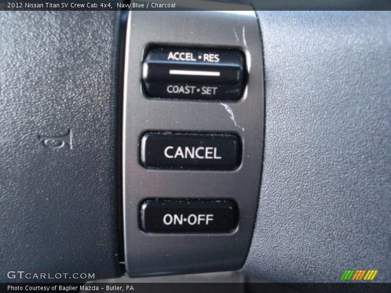 Navy Blue / Charcoal 2012 Nissan Titan SV Crew Cab 4x4