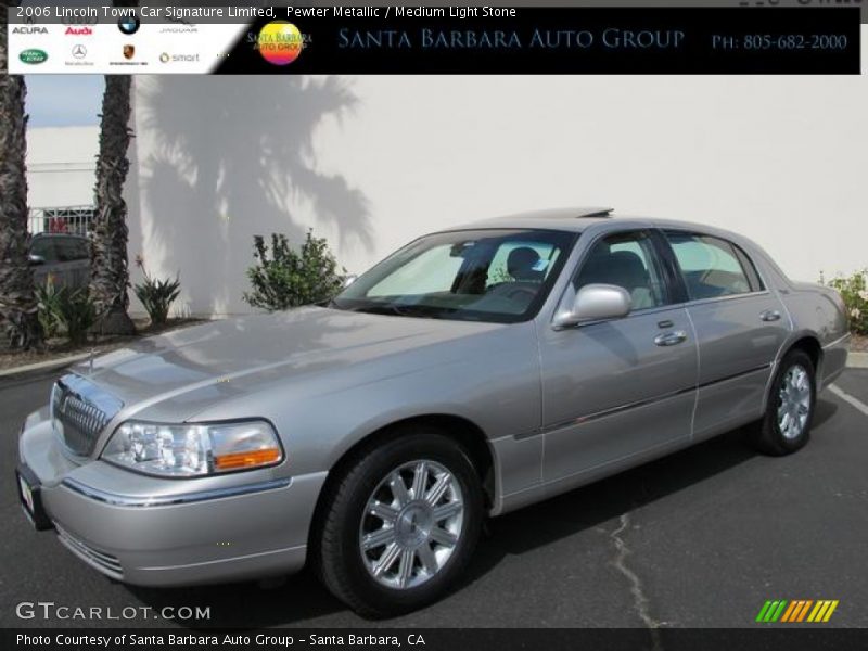 Pewter Metallic / Medium Light Stone 2006 Lincoln Town Car Signature Limited