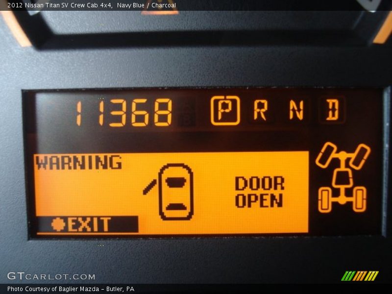 Navy Blue / Charcoal 2012 Nissan Titan SV Crew Cab 4x4