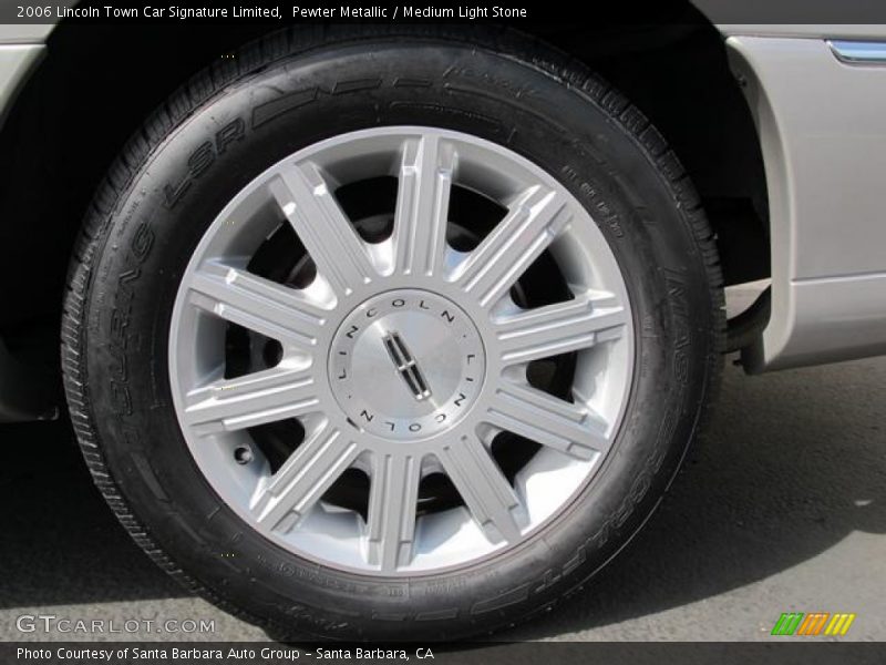 Pewter Metallic / Medium Light Stone 2006 Lincoln Town Car Signature Limited