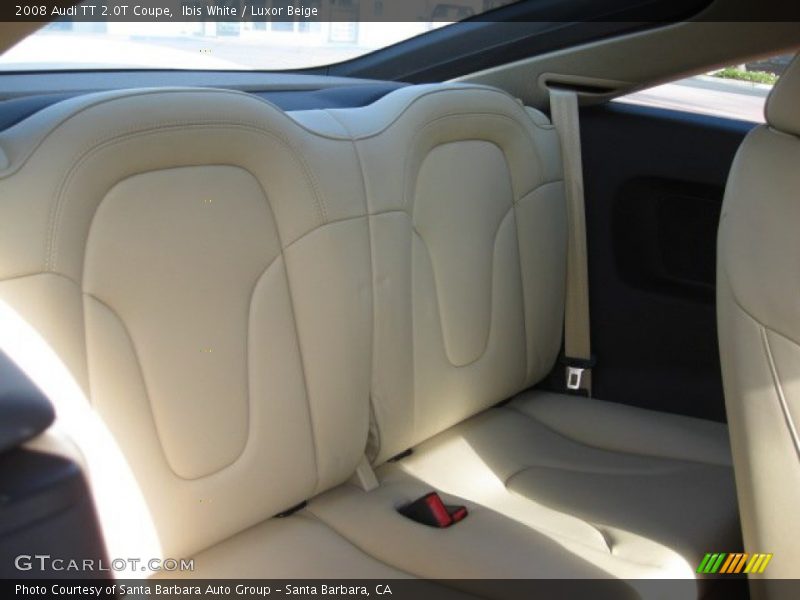 Rear Seat of 2008 TT 2.0T Coupe