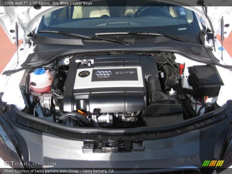  2008 TT 2.0T Coupe Engine - 2.0 Liter FSI Turbocharged DOHC 16-Valve VVT 4 Cylinder