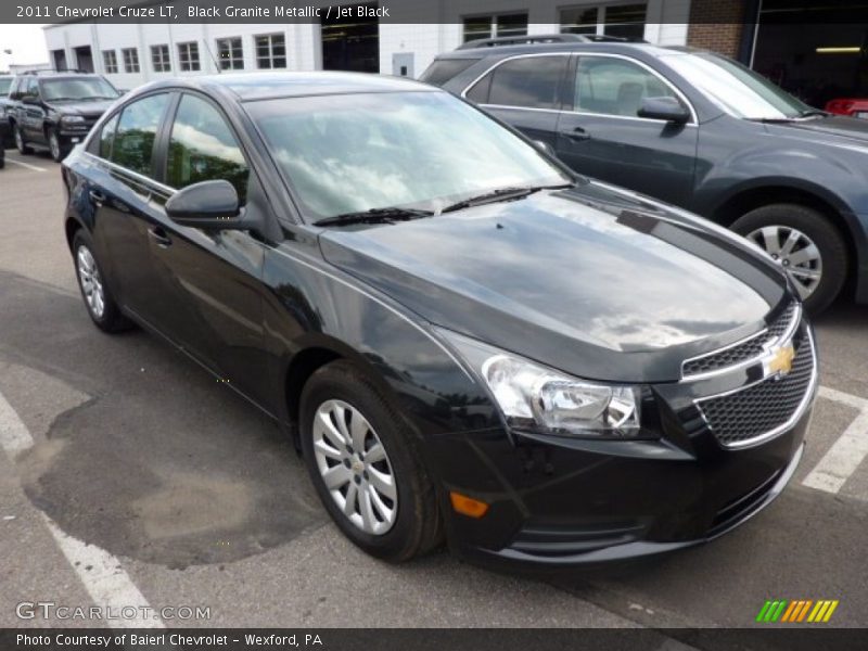 Black Granite Metallic / Jet Black 2011 Chevrolet Cruze LT