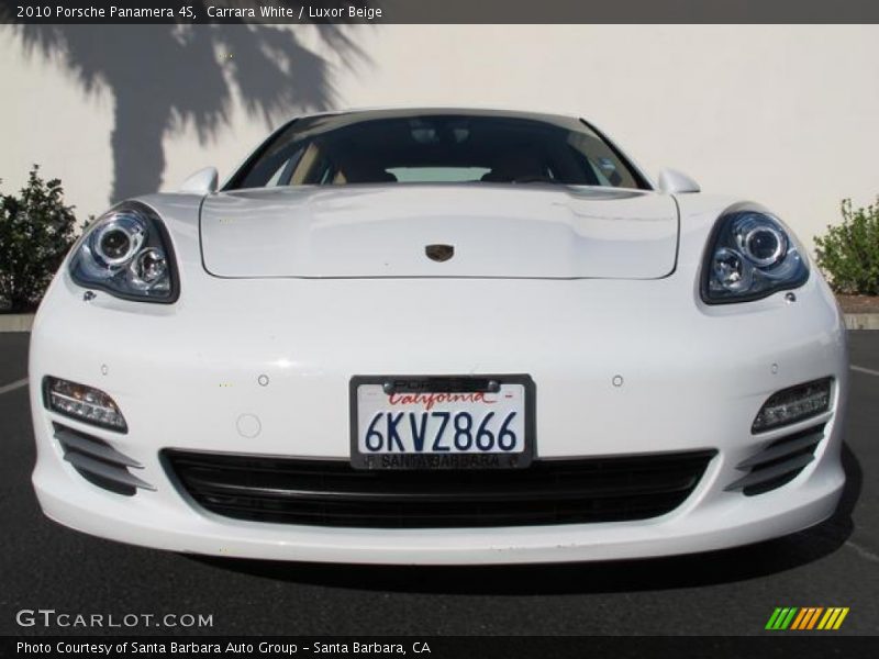 Carrara White / Luxor Beige 2010 Porsche Panamera 4S