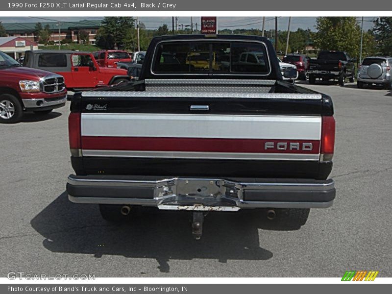 Black / Grey 1990 Ford F250 XLT Lariat Regular Cab 4x4