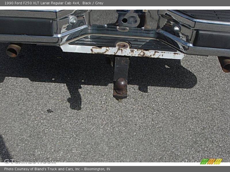 Black / Grey 1990 Ford F250 XLT Lariat Regular Cab 4x4