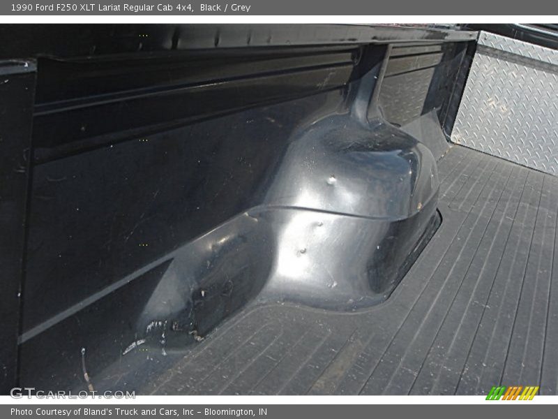 Black / Grey 1990 Ford F250 XLT Lariat Regular Cab 4x4