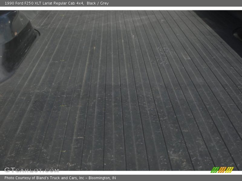 Black / Grey 1990 Ford F250 XLT Lariat Regular Cab 4x4