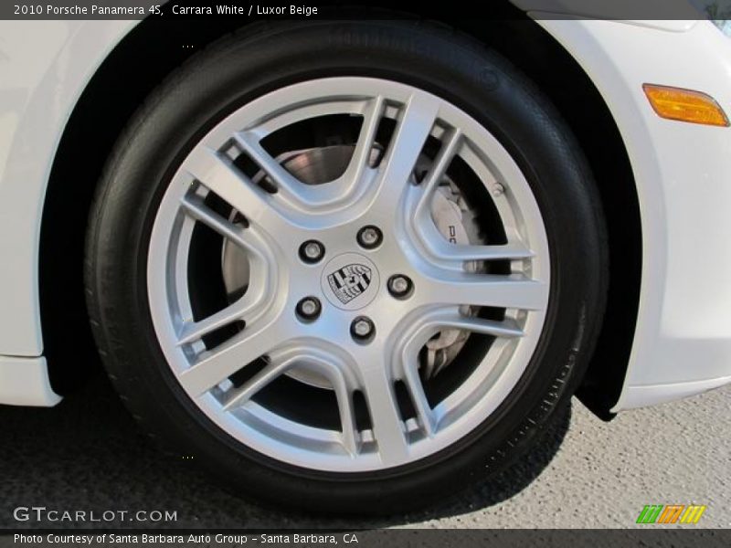 Carrara White / Luxor Beige 2010 Porsche Panamera 4S