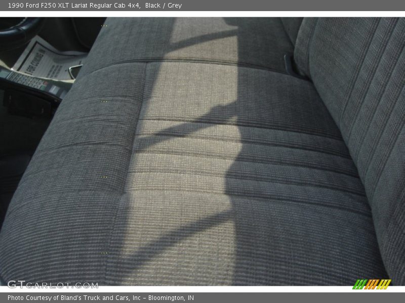 Black / Grey 1990 Ford F250 XLT Lariat Regular Cab 4x4