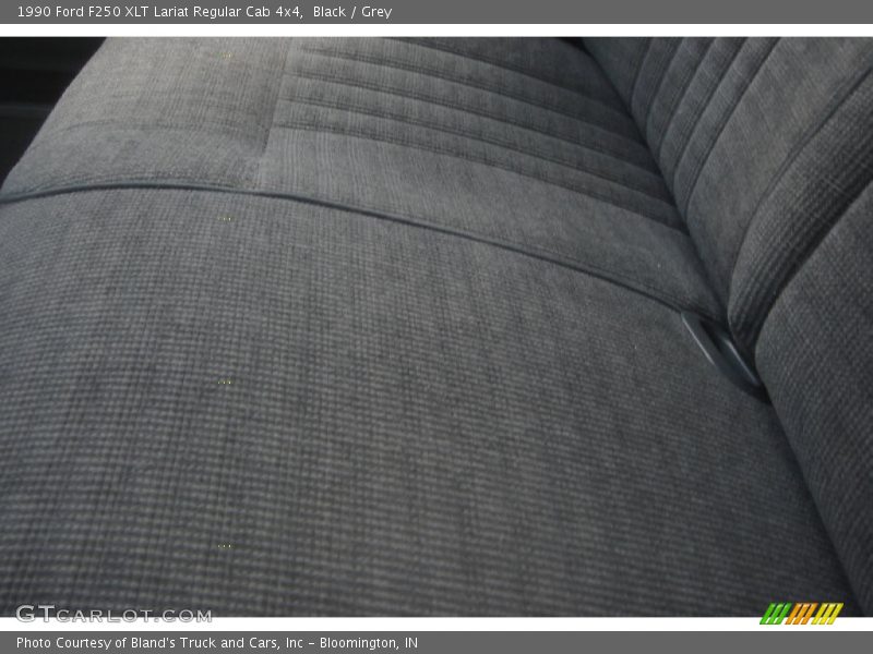 Black / Grey 1990 Ford F250 XLT Lariat Regular Cab 4x4