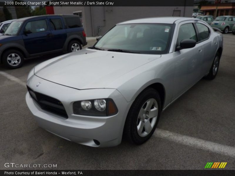 Bright Silver Metallic / Dark Slate Gray 2008 Dodge Charger SE
