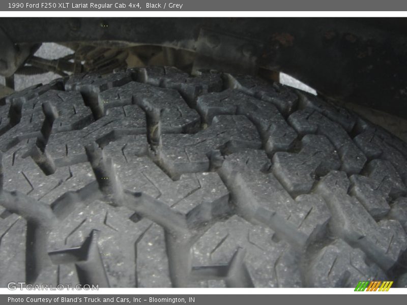 Black / Grey 1990 Ford F250 XLT Lariat Regular Cab 4x4