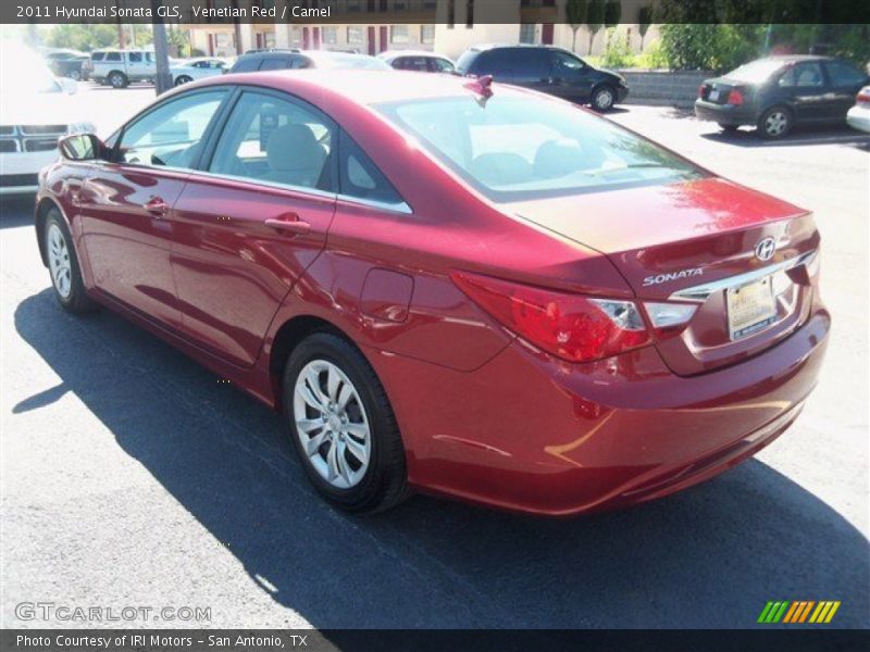 Venetian Red / Camel 2011 Hyundai Sonata GLS