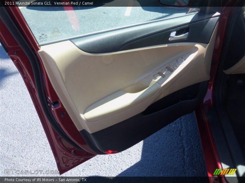 Venetian Red / Camel 2011 Hyundai Sonata GLS