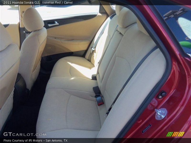 Venetian Red / Camel 2011 Hyundai Sonata GLS