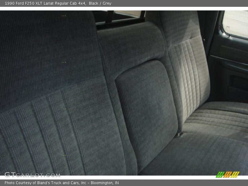 Black / Grey 1990 Ford F250 XLT Lariat Regular Cab 4x4