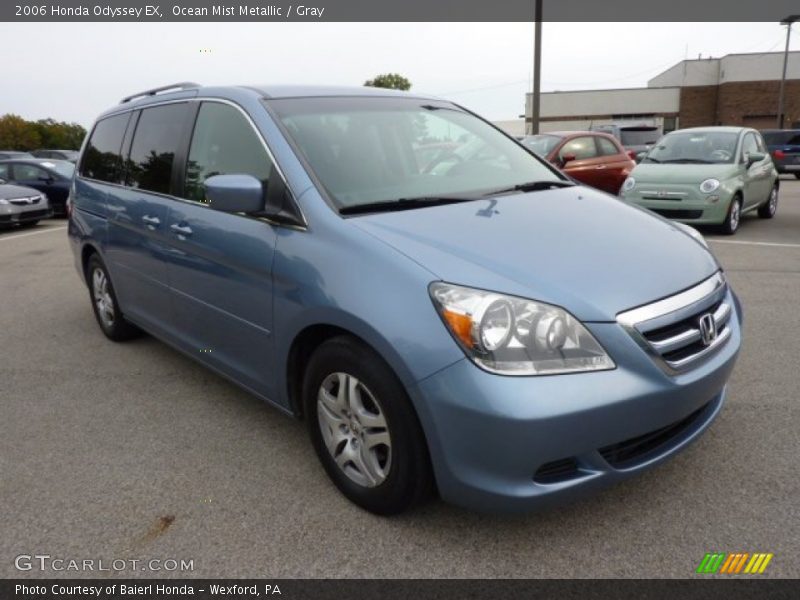 Ocean Mist Metallic / Gray 2006 Honda Odyssey EX