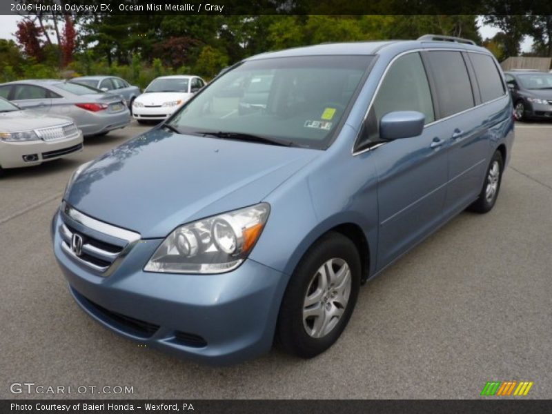 Ocean Mist Metallic / Gray 2006 Honda Odyssey EX