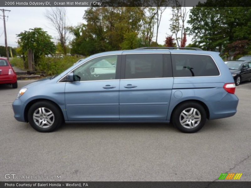 Ocean Mist Metallic / Gray 2006 Honda Odyssey EX
