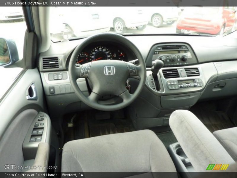 Ocean Mist Metallic / Gray 2006 Honda Odyssey EX