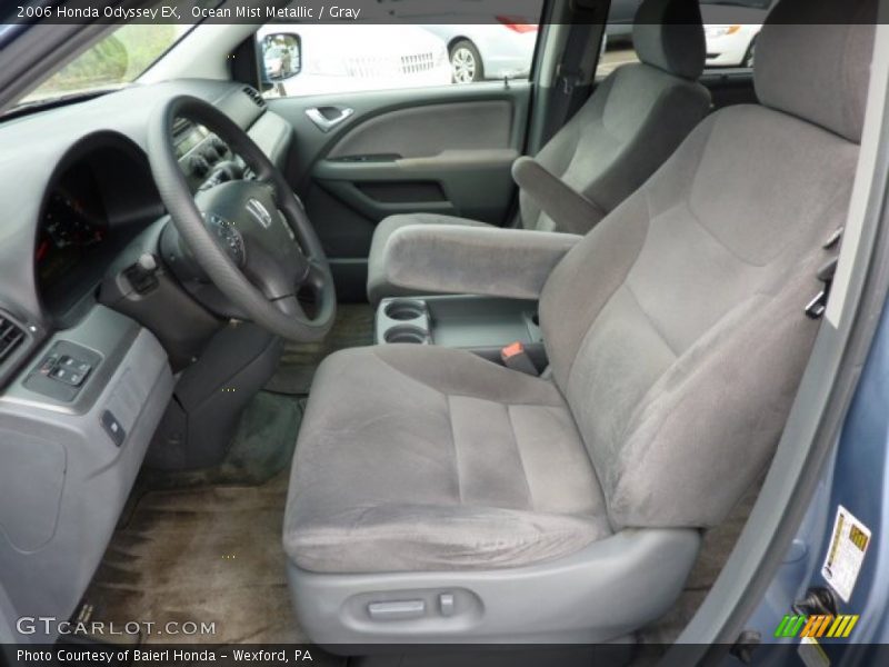 Ocean Mist Metallic / Gray 2006 Honda Odyssey EX
