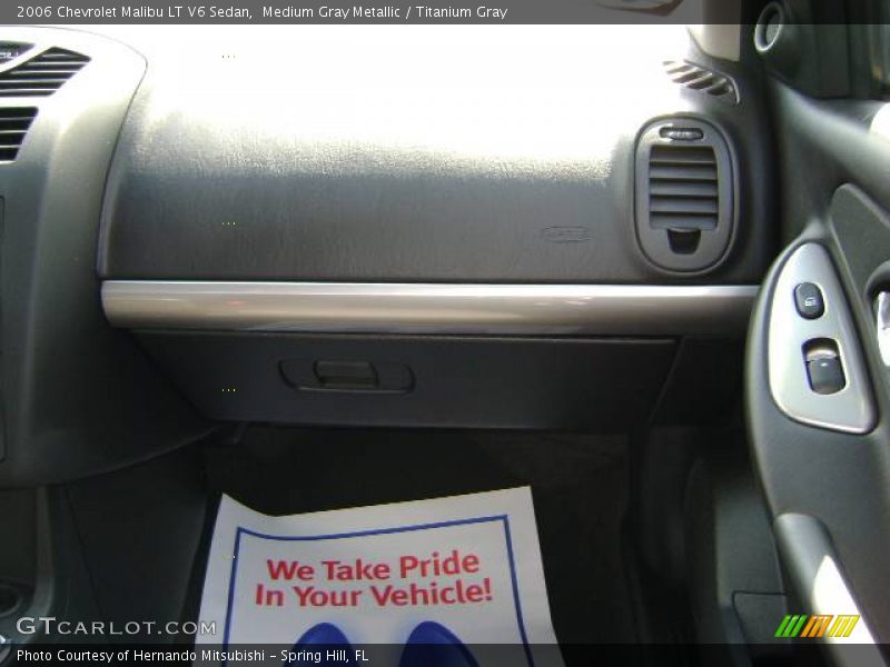 Medium Gray Metallic / Titanium Gray 2006 Chevrolet Malibu LT V6 Sedan