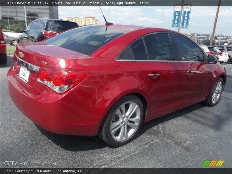 Crystal Red Metallic Tintcoat / Cocoa/Light Neutral Leather 2011 Chevrolet Cruze LTZ