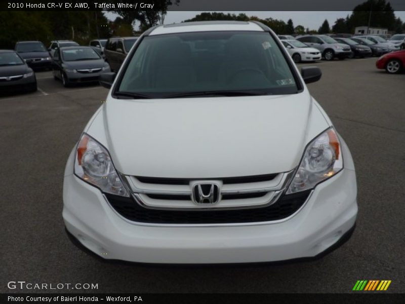 Taffeta White / Gray 2010 Honda CR-V EX AWD