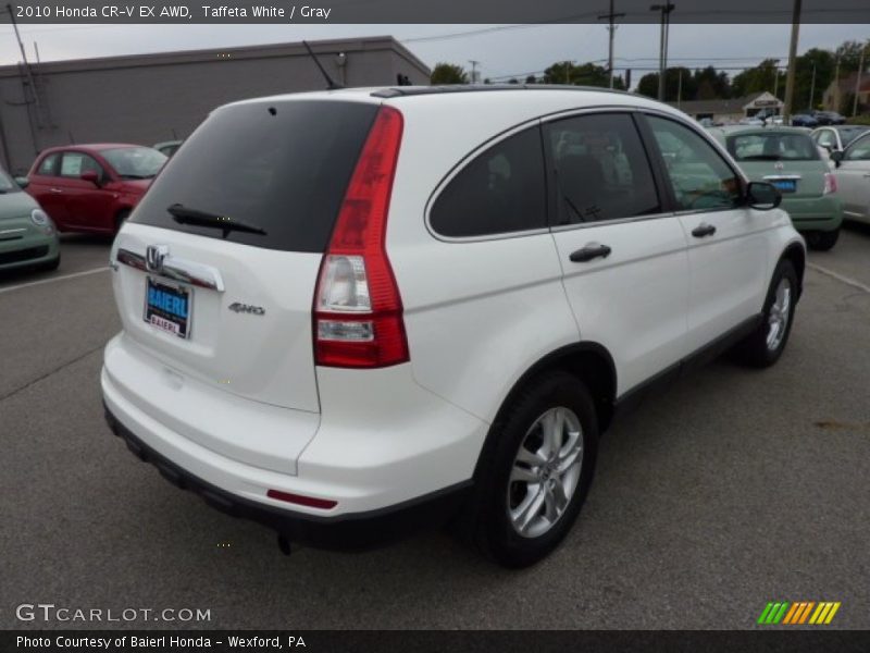 Taffeta White / Gray 2010 Honda CR-V EX AWD