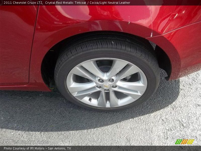 Crystal Red Metallic Tintcoat / Cocoa/Light Neutral Leather 2011 Chevrolet Cruze LTZ