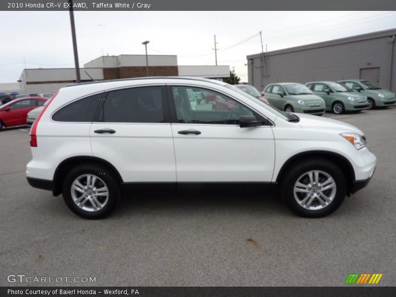 Taffeta White / Gray 2010 Honda CR-V EX AWD