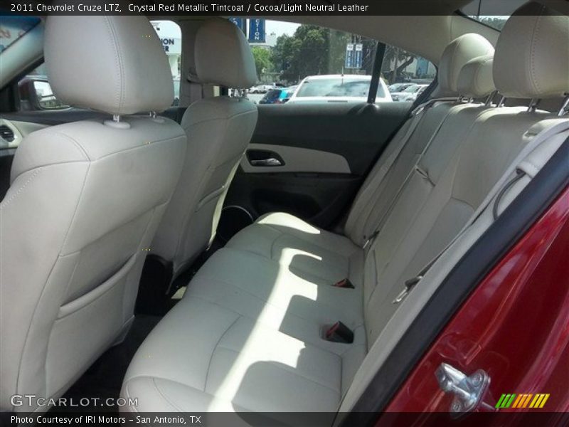 Crystal Red Metallic Tintcoat / Cocoa/Light Neutral Leather 2011 Chevrolet Cruze LTZ