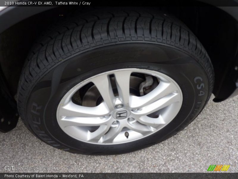 Taffeta White / Gray 2010 Honda CR-V EX AWD