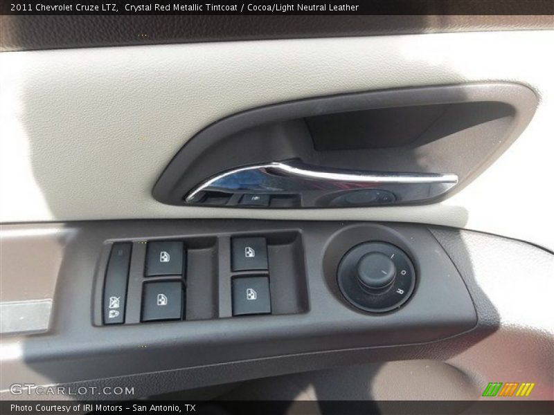 Crystal Red Metallic Tintcoat / Cocoa/Light Neutral Leather 2011 Chevrolet Cruze LTZ